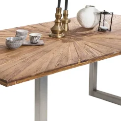 Wohnen Tische<Design Esszimmertisch aus Altholz Teak - Liberty