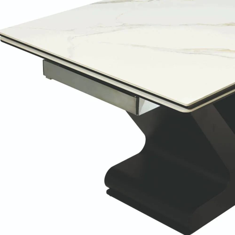 Wohnen Tische<Design Esszimmertisch in Marmoroptik - Yoran