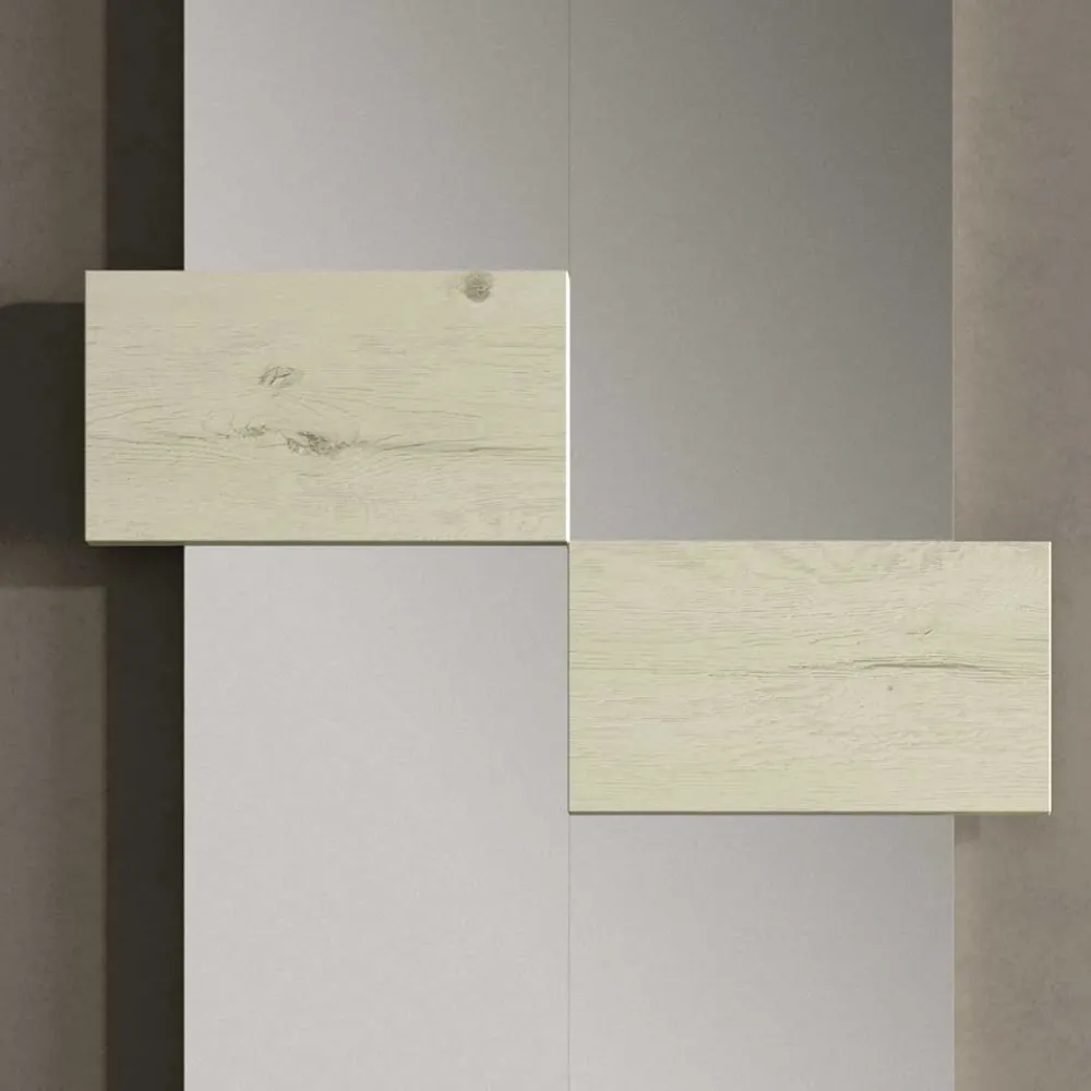 Wohnen Garderoben<Design Flur Set in Cremefarben & Weiß - Timos (zweiteilig)