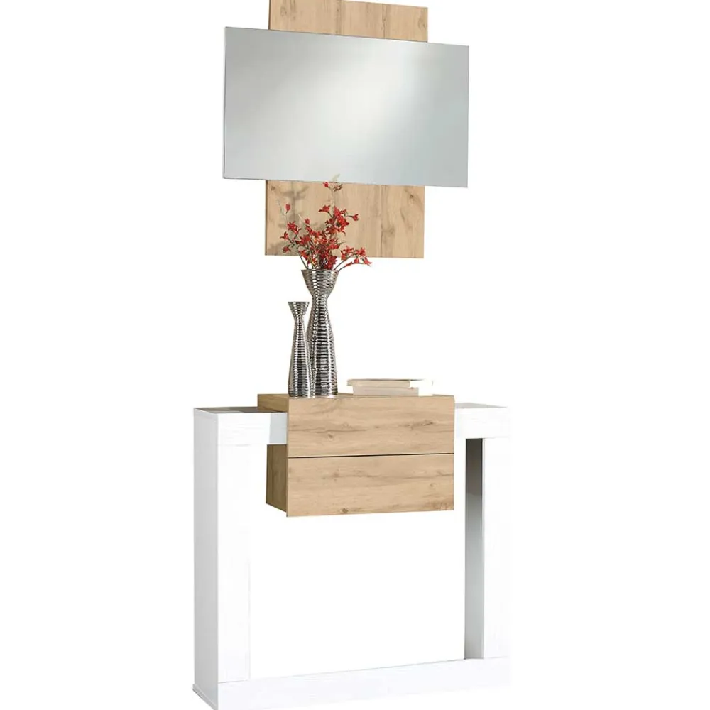 Wohnen Garderoben<Design Flureinrichtung mit Konsole - Masicuri (zweiteilig)