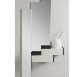 Wohnen Garderoben<Design Flurmöbel in Weiß & Schwarz - Uwida (vierteilig)