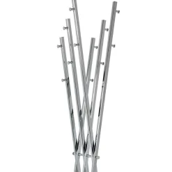 Wohnen Garderoben<Design Garderobe in Chrom mit Weiß - Bicova
