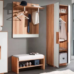 Wohnen Garderoben<Design Garderobenmöbel zweifarbig - Mandrey (dreiteilig)