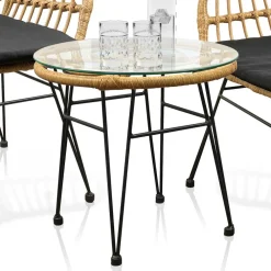 Wohnen Sitzgruppe<Design Garten Sitzgruppe für Zwei - Kolage (dreiteilig)