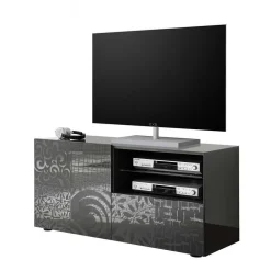 Wohnen Lowboards|Tv & Hifi-Möbel<Design Hochglanz TV Element in Anthrazit - Ipatal