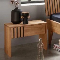 Wohnen Betten<Design Holzbett aus Wildeiche 140x200 - Manarola