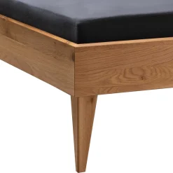 Wohnen Betten<Design Holzbett aus Wildeiche Massivholz - Manarola I