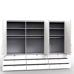 Wohnen Kleiderschränke<Design Kleiderschrank mit neun Schubladen - Dolienca