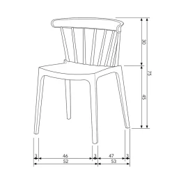 Wohnen Stühle<Design Kunststoff Stuhl in Hellgrün - Dave (2er Set)