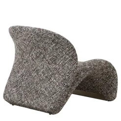 Wohnen Sessel<Design Loungesessel in Dunkelbraun meliert - Sacalobra