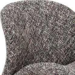Wohnen Sessel<Design Loungesessel in Dunkelbraun meliert - Sacalobra