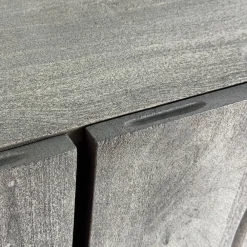 Wohnen Tv & Hifi-Möbel|Lowboards<Design Lowboard in Grau und Chrom - Vientor