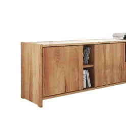 Wohnen Tv & Hifi-Möbel|Lowboards<Design Lowboard Salomonia aus Kernbuche Massivholz