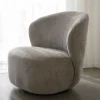 Wohnen Sessel<Design Polstersessel in Beige Stoff - Heavy