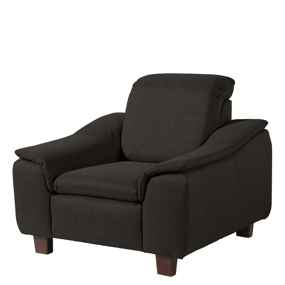 Wohnen Sessel<Design Polstersessel in Dunkelbraun - Acristodat