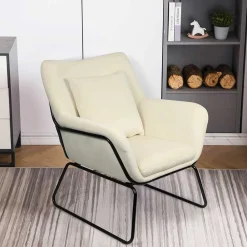 Wohnen Sessel<Design Sessel in Beige & Schwarz - Culagan