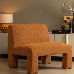 Wohnen Sessel<Design Sessel in Ocker meliert - Serasmus