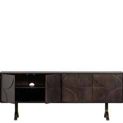 Wohnen Tv & Hifi-Möbel<Design Sideboard in Nussbaum aus Mango Holz - Pisino