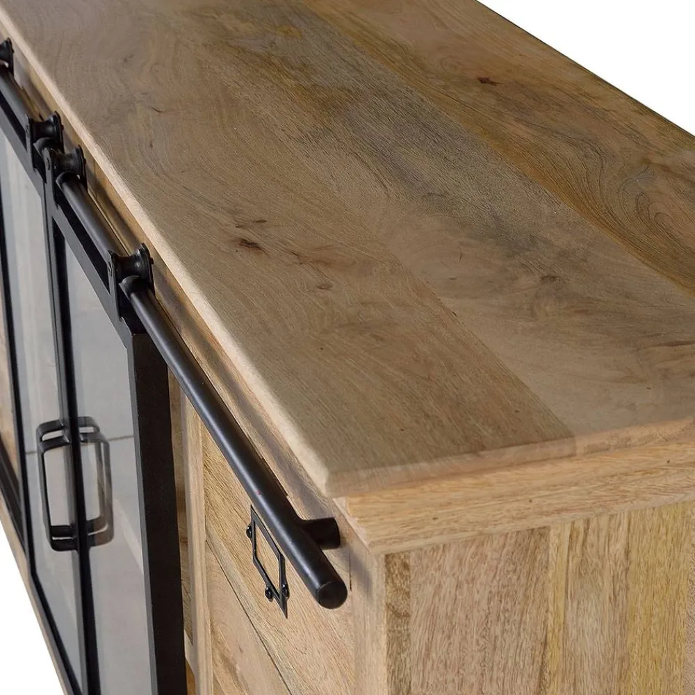 Wohnen Sideboards<Design Sideboard mit Glas Schiebetüren - Draschna