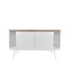Wohnen Sideboards<Design Stahl Sideboard in Weiß - Yunike