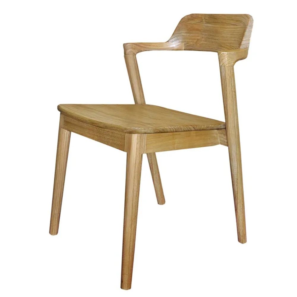 Wohnen Stühle<Design Stuhl aus Sungkai Holz - Bottaro