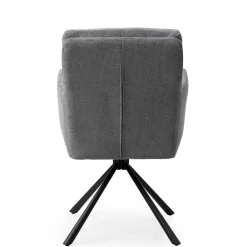 Wohnen Stühle<Design Tischsessel in Grau - drehbar - Portland S (2er Set)