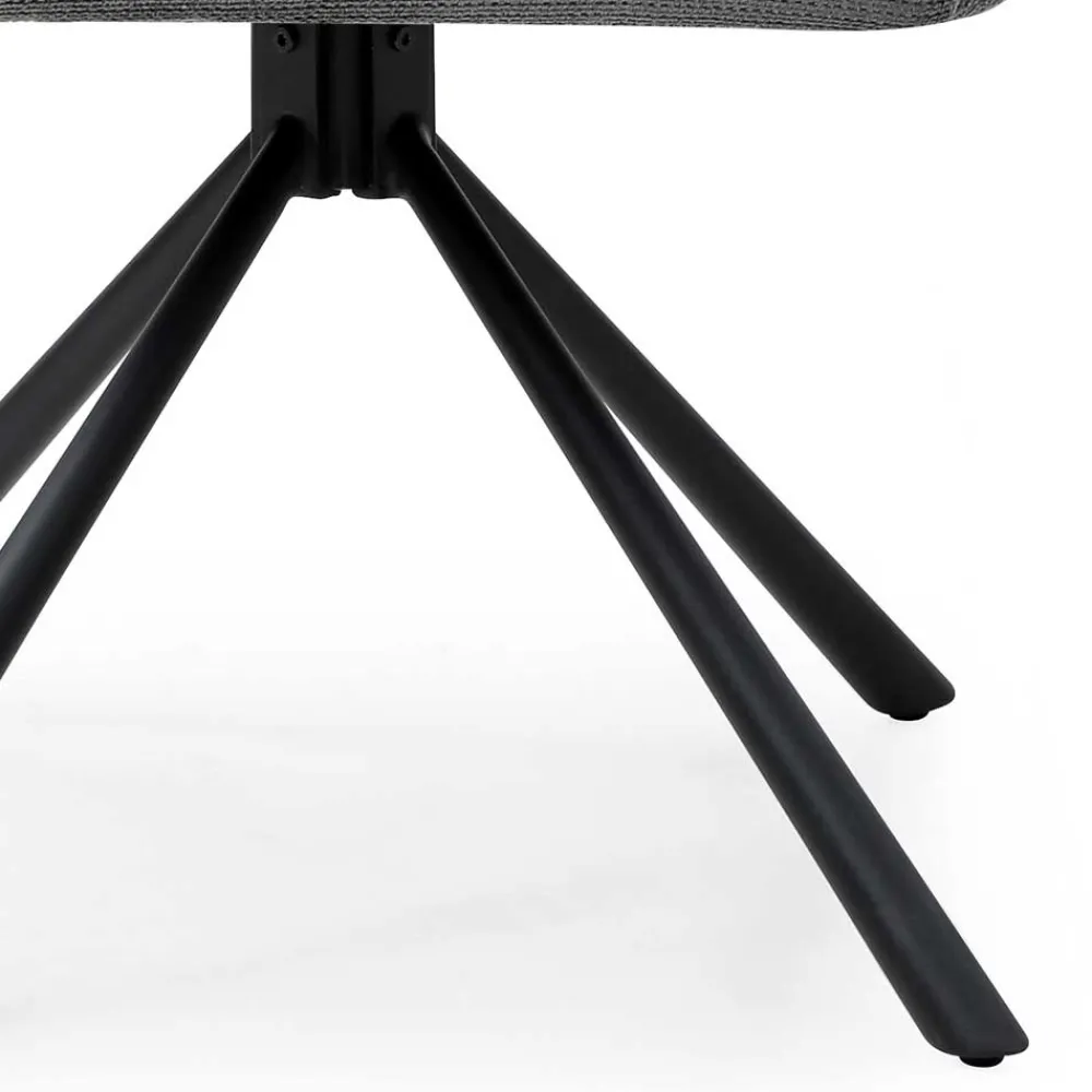 Wohnen Stühle<Design Tischsessel in Grau - drehbar - Portland S (2er Set)