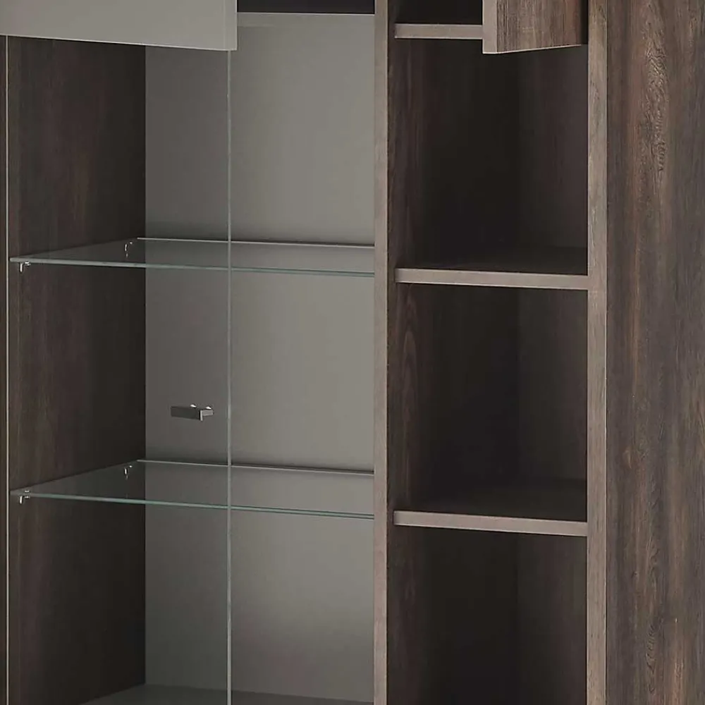 Wohnen Wohnwände<Design TV Anbauwand Möbelset - Mundo (vierteilig)