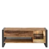 Wohnen Tv & Hifi-Möbel|Lowboards<Design TV Board aus Recyclingholz & Metall - Acira