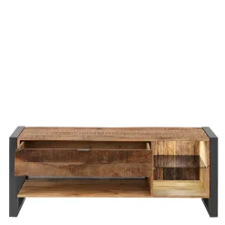 Wohnen Tv & Hifi-Möbel|Lowboards<Design TV Board aus Recyclingholz & Metall - Acira
