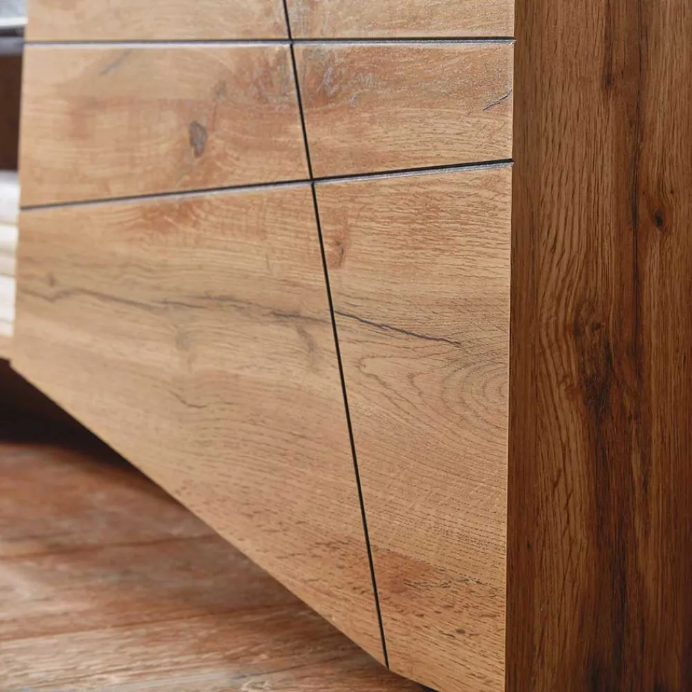 Wohnen Tv & Hifi-Möbel|Lowboards<Design TV Board in Eiche Optik - Senba