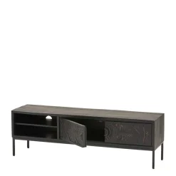 Wohnen Tv & Hifi-Möbel|Lowboards<Design TV Board mit Schnitzereien Front - Dancer