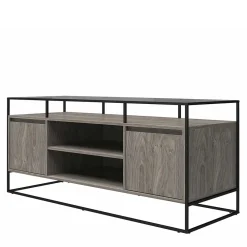 Wohnen Tv & Hifi-Möbel|Lowboards<Design TV Kommode in Eiche Grau - Midland