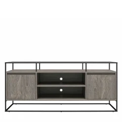 Wohnen Tv & Hifi-Möbel|Lowboards<Design TV Kommode in Eiche Grau - Midland
