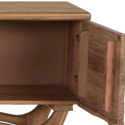 Wohnen Tv & Hifi-Möbel|Lowboards<Design TV Lowboard aus Akazie Massivholz - Endra