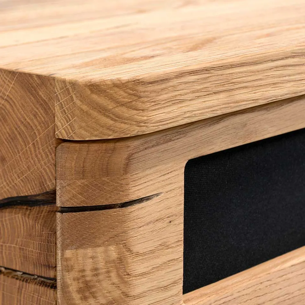Wohnen Tv & Hifi-Möbel|Lowboards<Design TV Lowboard aus Eiche gebürstet & geölt - Ventida
