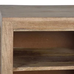 Wohnen Tv & Hifi-Möbel|Lowboards<Design TV Lowboard aus Mangobaum Massivholz - Valuta