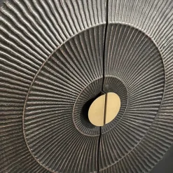 Wohnen Tv & Hifi-Möbel|Lowboards<Design TV Lowboard in Schwarz mit Messing - Alkatar