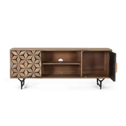 Wohnen Tv & Hifi-Möbel|Lowboards<Design TV Lowboard mit toller Frontgestaltung - Omany