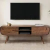 Wohnen Tv & Hifi-Möbel|Lowboards<Design TV-Board aus Sheesham Massivholz - Polariso