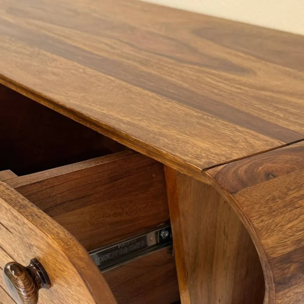 Wohnen Tv & Hifi-Möbel|Lowboards<Design TV-Board aus Sheesham Massivholz - Polariso