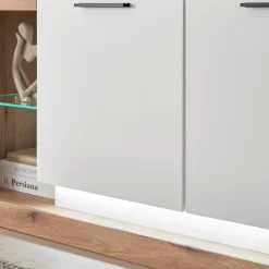 Wohnen Tv & Hifi-Möbel|Lowboards<Design TV-Lowboard mit vier offenen Fächern - Adejano