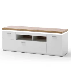 Wohnen Wohnwände<Design Wohnkombination mit Licht - Caldri (dreiteilig)