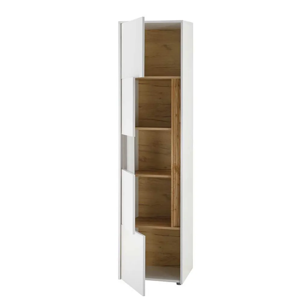 Wohnen Wohnwände<Design Wohnwand 270 cm breit - Nonessia (vierteilig)