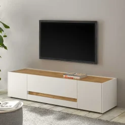 Wohnen Wohnwände<Design Wohnwand 270 cm breit - Nonessia (vierteilig)