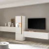 Wohnen Wohnwände<Design Wohnwand 350 cm breit - Nonessia I (dreiteilig)