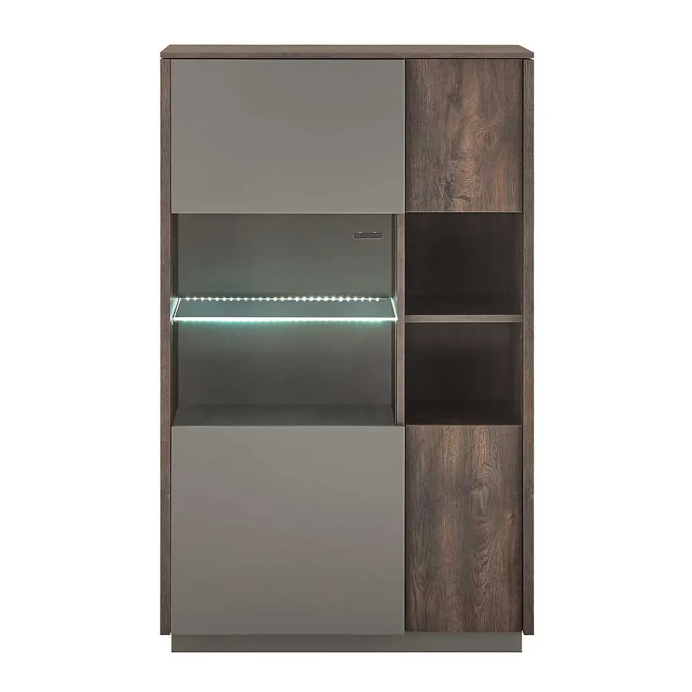 Wohnen Wohnwände<Design Wohnwand Kombi modern - Mundo (dreiteilig)