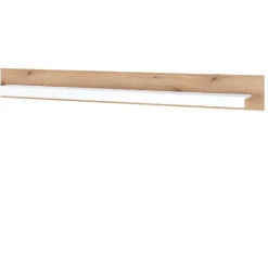 Wohnen Wohnwände<Design Wohnwand Set in Mattweiß - Adejano (dreiteilig)