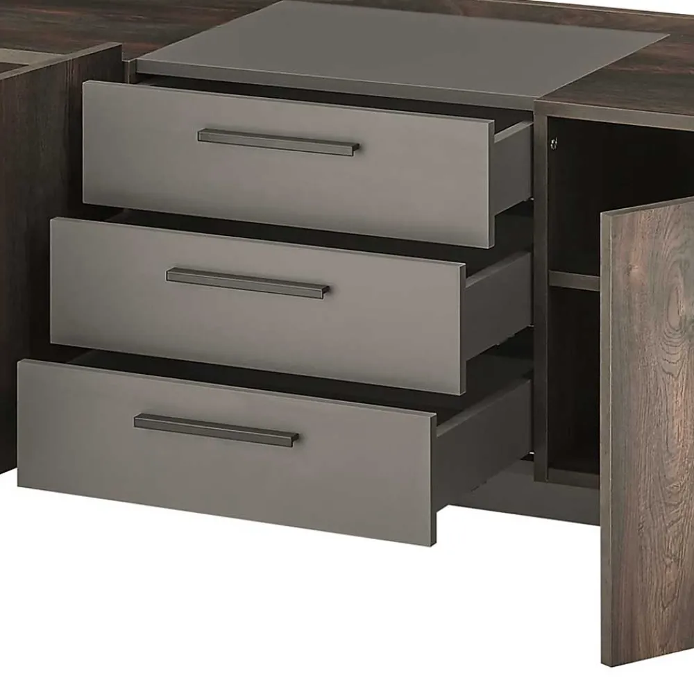 Wohnen Wohnwände<Design Wohnwandmöbel Set - Mundo (fünfteilig)