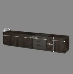 Wohnen Wohnwände<Design Wohnwandmöbel Set - Mundo (fünfteilig)